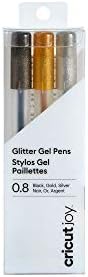 Cricut Pen Set, Black, Gold, Silver, Joy