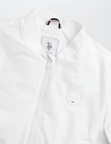 Image of U.S.Polo Association Men's Solid Regular Fit Bomber Jacket