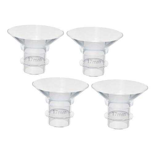 HONITANO 4 piezas Insertos de Silicona para de Extractor de Leche Pequeñas de Repuestos para Sacaleches Portátiles y Eléctricos Accesorios Cómodos y Duraderos para Lactancia
