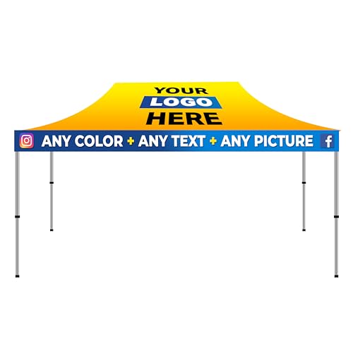 Custom Canopy Tent with Logo - 10x10 10x15 10x20 (Canopy...
