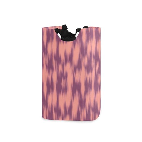 Jihqo Laundry Hamper Basket Abstract Shadow Print Collapsible Nursery Storage Bin Waterproof Clothing Baskets for Home Bedroom Bathroom Washing Room