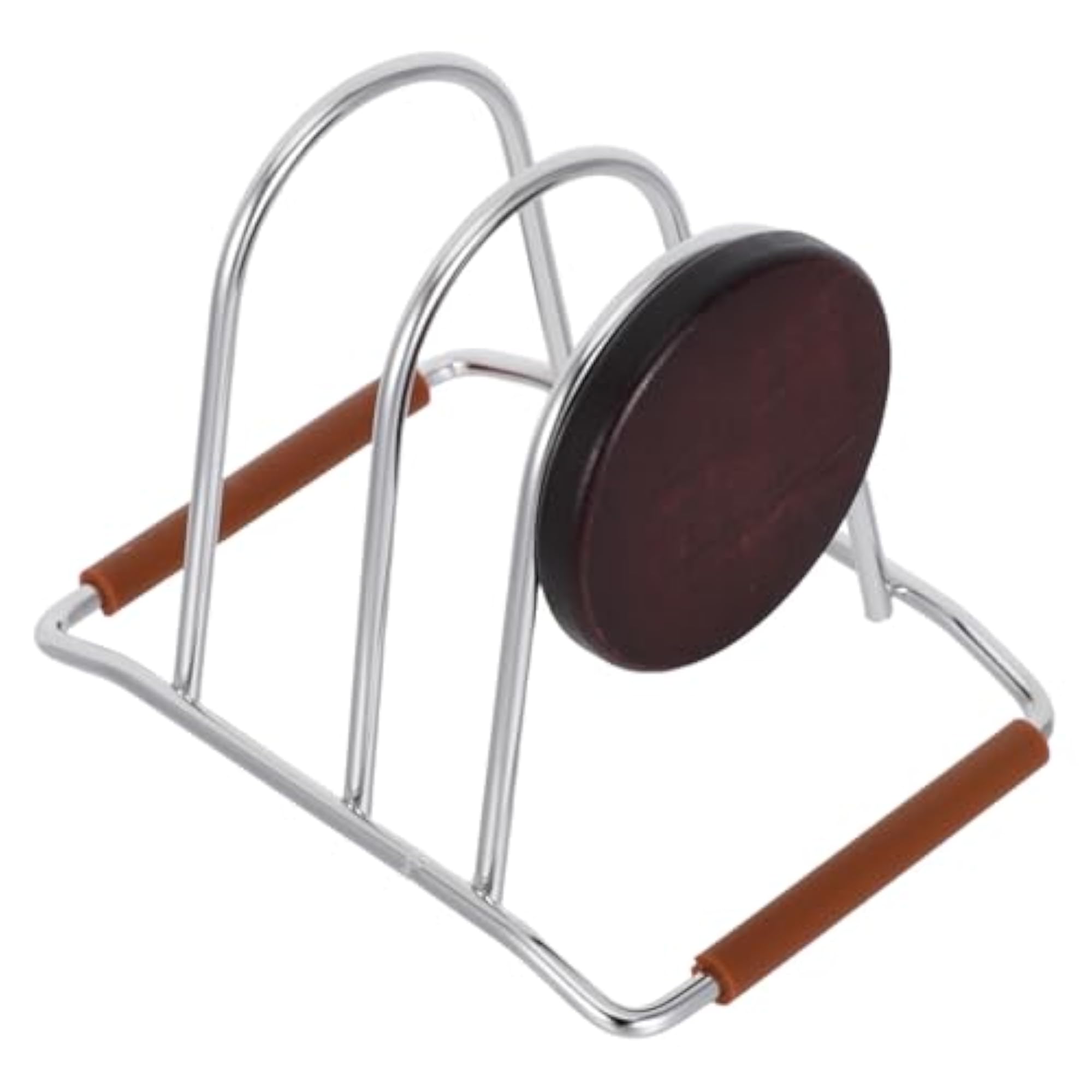 Stainless Steel Kitchen Storage Rack for Cutting Boards and Pot Lids