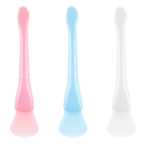 6 Piezas Pinceles de Silicona para Mascarillas Cepillos Raspadores Suaves para Aplicar Mascarillas Aplicador para Cuidado de Piel Aplicador para Mascarillas para Dormir Lociones Corporales