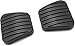 2Pcs Car Brake Clutch Pedal Pad Rubber Cover Compatible with for Opel Compatible with for Kadett 1984 1985 1986 1987 1988 1989 1990 1991