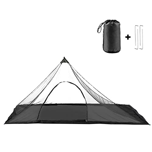 Carpa triangular ligera para 1 persona con malla y base impermeable miniatura 1