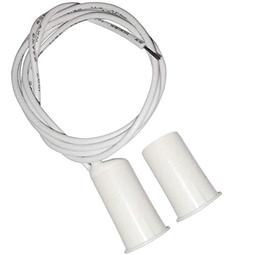 Xiaoyztan 5 Sets Recessed Electromagnetic Reed Switch Window Door Contact Sensor Alarm for Office Home Security System - Thumbnail 2