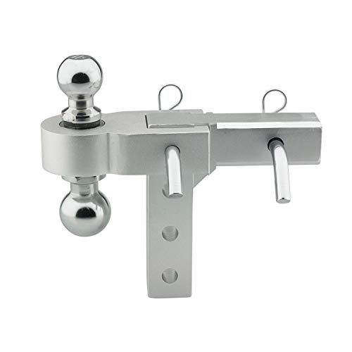 SmittyBilt 6IN ADJ Alum Drop Hitch 2