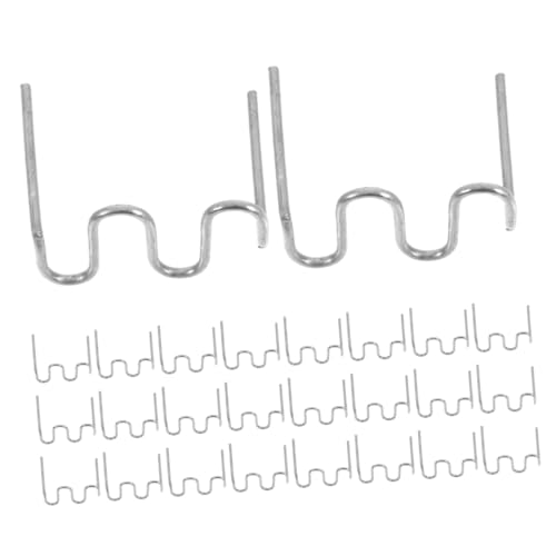 IMIKEYA 500pcs Hot Staples 0.8mm Wave Shaped Welding Rods Bumper Repair Welding Wire for Repair Machine Car Bumpers Dashboards Lamp Holders