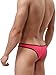 iKingsky Men's Low Rise Modal Bikini Briefs Sexy Brazilian Back Mens Underwear (Large, 6 Pack)