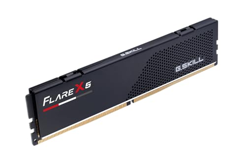 G.SKILL Flare X5 Series DDR5 RAM (AMD Expo) 8GB (1x8GB) 6000MT/s CL30-38-38-96 1.35V Desktop Computer Memory U-DIMM - Matte Black (F5-6000J3038F8GH1-FX5)