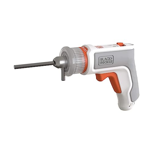 BLACK+DECKER Tournevis Electrique Universel HEXDRIVER - Visseuse Sans Fil 5,5 Nm Compatible avec Vis, Douilles et Clés Allen - Fonction Vissage/Dévissage -...