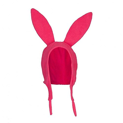 Springcmy Bob's Burgers Louise Rabbits Ear Fleece Bunny Pink Floppy Ears Hat Halloween Christmas?Costume Cap Hat