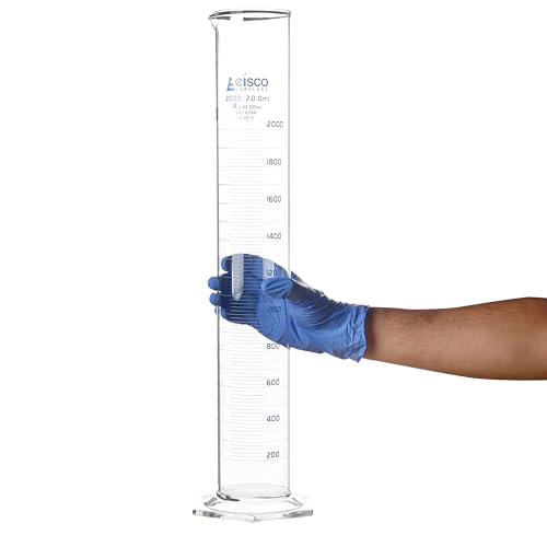 Cylindre gradué 2000 ml pour les dosages volumétriques de précision