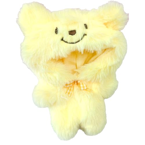 ぬいぐるみ用きぐるみ ぬい服 綿人形の服 10cm用 イエロー 黄 くま 着ぐるみ ジートリガー(G triger) 推しぬい用 [並行輸入品]のサムネイル