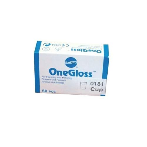 Shofu Dental 0181 OneGloss Cup Shape Silicone Finisher & Polishers 50/Pk
