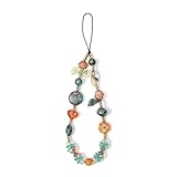 Reownest Dragonne Téléphone Portable, Chaîne Vintage avec Motif Papillon et Fleur au De...