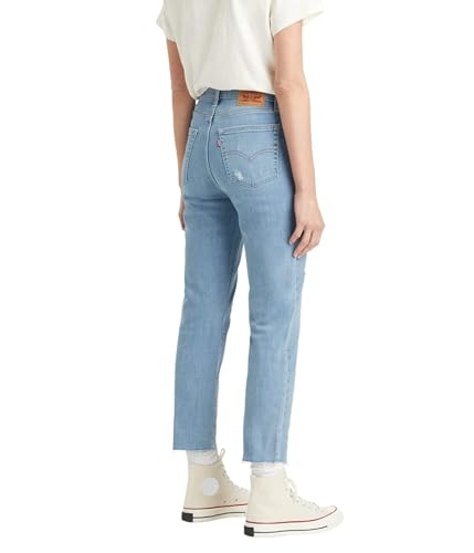 Levi's Women's 724 High Rise Straight Crop Jeans, (New) Light Indigo Worn in, 25 - image 2
