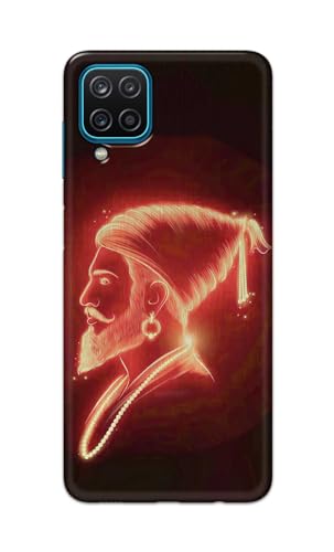 Image of PRINTFIDAA Printed Hard Back Cover Case for Samsung Galaxy A12 | M12 | F12 Back Cover (Chatrapati Shivaji Maharaj) -112