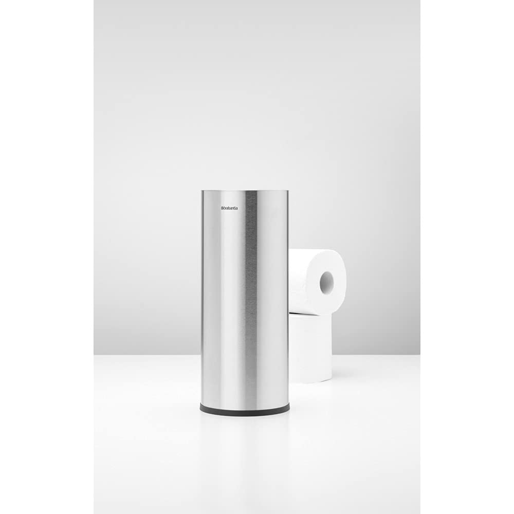 Brabantia 280566 ReNew Collection Distributeur de papier hygiénique, Matt Steel