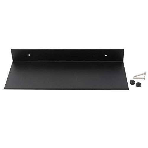 Étagère de salle de bain murale noire taille 2 pour douche