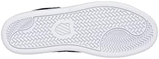 K-Swiss Women's Court TIEBREAK SDE Sneaker, Black Black White, 8 us | Image 6