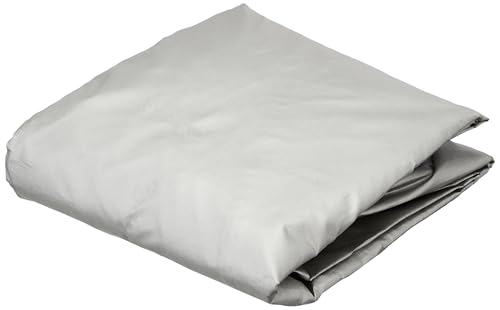 Image of Taffeta Bike Cover Premium Waterproof, Dustproof & UV Protected Two-Wheeler Body Shield | Heavy-Duty, All-Weather Protection | Universal Fit for Motorcycles & Scooters (Silver Black Pipe)