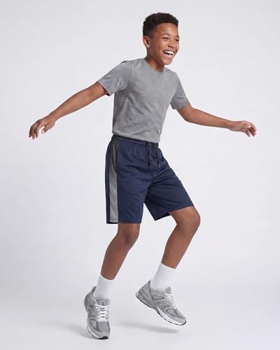 Image of 5 Pack Boys' Mesh Athletic Shorts Basketball Kids Soccer Sports Pockets