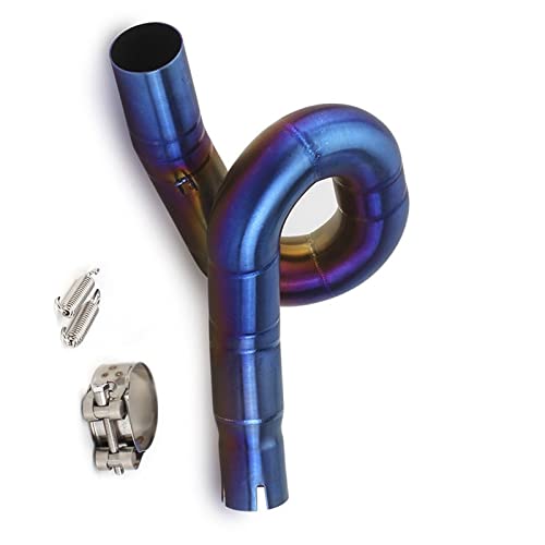 Tuyau moyen d'échappement moto Benelli BN302 TNT300 2014-2018 connecteur inox
