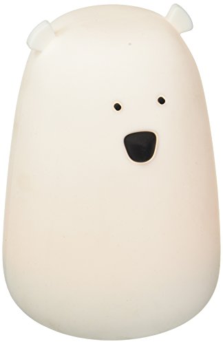 Night Light Lamp LED Lighting Cartoon Lauco Cute Bear,Silicone Multicolor USB Rechargeable Soft Nursery Lamp for Baby Kids Toddler Boys Girls,and Sensitive for Bedroom or Bed,Kitchen-Tap Control