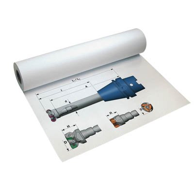 InkJet traçage à jet mat 180 g/m² largeur de 91,4 cm, longueur : 30,0 m