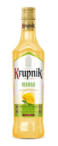 Krupnik Mango Cream Liqueur - Indulge in Tropical Bliss with Smooth 16% ABV 50cl Bottle - Exotic Delight for Your Palate