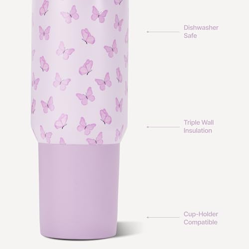 Image of HydroJug Sport 20 oz Insulated Stainless Steel Water Bottle, Flutter
