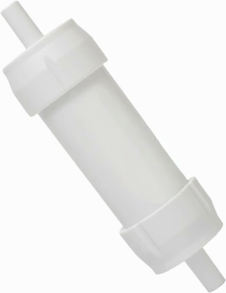 1 Filtro purificador de Agua portátil de Pajita - Purificador de Agua de micrones for Exteriores for Supervivencia y emergencias(White)