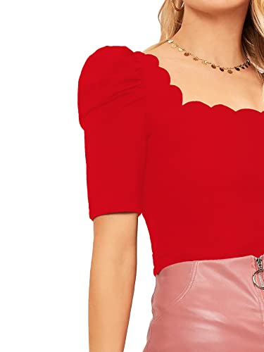 Image of Shasmi Women's Polyester Solid Slim Fit T-Shirt
