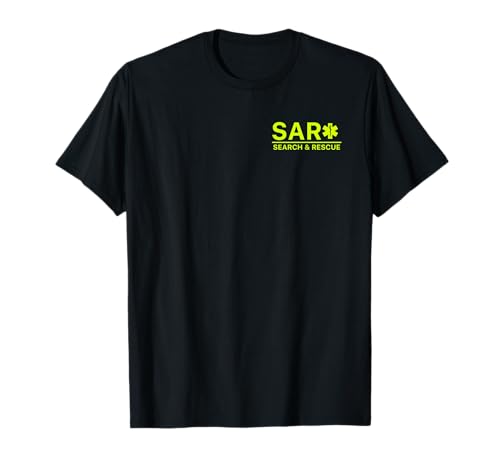Front & Back Search and Rescue SAR EMS T-Shirt
