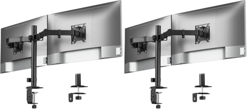 Image of monTEK Heavy-Duty Dual Monitor Stand for 17-32 inch, 22 lbs Each (Pack of 2)