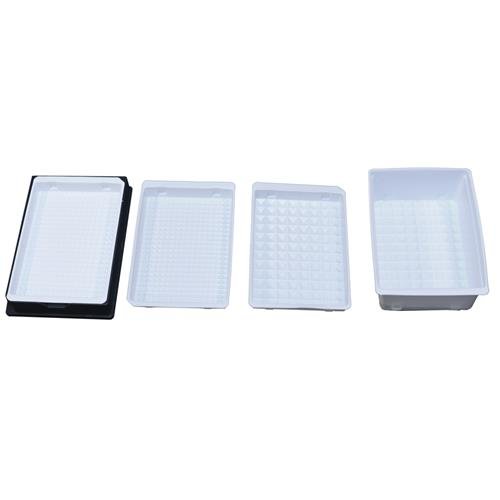 GMP4001 AQUAFILL Disposable High Throughput Screening Reservoir, 4 Channel, Sterile, 2 Reservoir Holder, Polystyrene, Clear (Pack of 25)