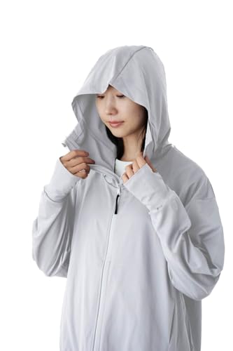 [�A���g�n��] �p�[�J�[ ���� ���f�B�[�X UV�J�b�g ���O���΍� �T���z�[�� �ԕ��h�~ �t�F�C�X�K�[�h AH-1003 UV�p�[�J�[ W (JP, �A���t�@�x�b�g, L, ���C�g�O���[)