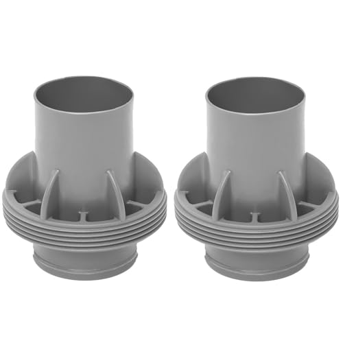ZBIianxer Juego con 2 adaptadores de manguera de piscina, práctico adaptador de manguera de piscina, accesorio de mantenimiento adecuado para la conexión de bombas de filtro