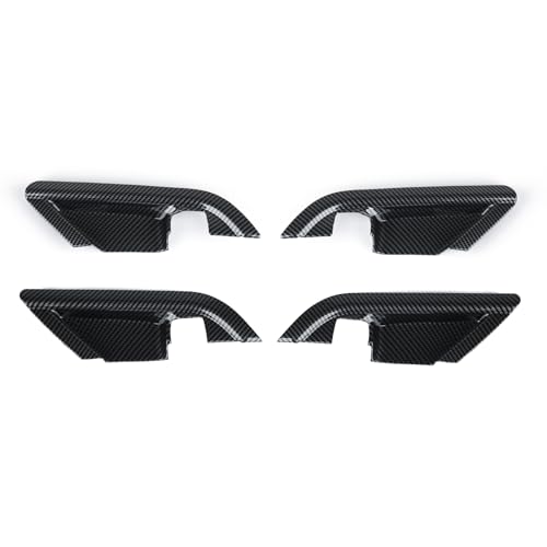 Image of 4PCS Inner Door Bowl Handle Trim Carbon Color ABS Sticker Decal Compatible with Toyota Camry XV70 2018 2019 2020 2021 2022 2023 2024 Accessories