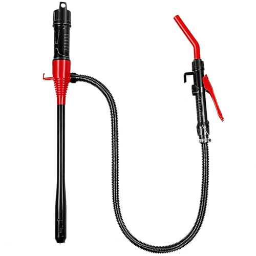 Cordless Electric Fuel Transfer Pump, 3GPM Portable Fluid Transfer Siphon Pump with Oil Pipeline