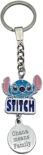 Ohana Means Family Keyring, Lovely Stitch Women's Keychain Gift Pendant Student Dorm Present Birthday