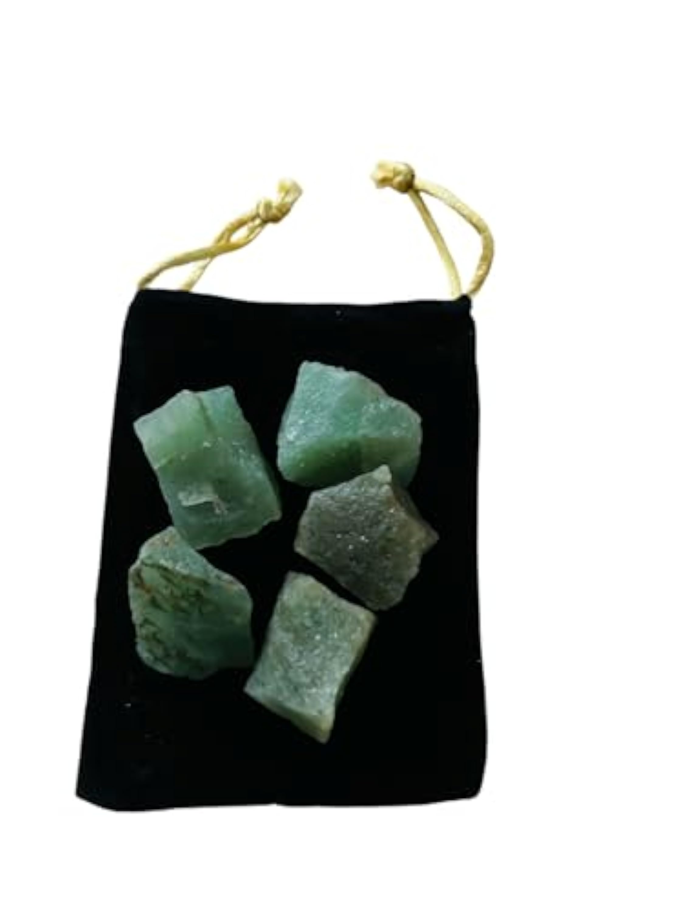 5PCS Piedra Aventurina verde Naturales de 20 a 30mm 5PCS, Aventurina verde en Bruto, cristal de Aventurina verde natural para la fabricación de joyas (Aventurina verde, 5)