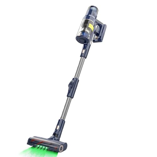 Aspirador inalámbrico de escoba 55000 Pa/620 W – Multifunción 8 en 1 – Aspirador sin bolsa – Autonomía de 65 minutos – Pantalla táctil