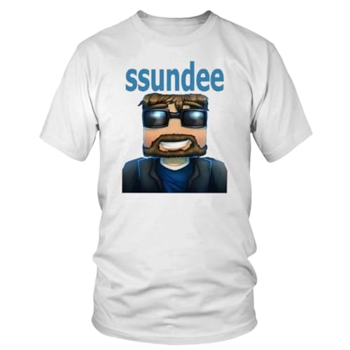 DHXKLCF Ssundee Merch Graphic Art Vintage TrendingWhiteS
