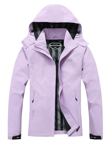 Women's Waterproof Raincoat Lightweight Rain Jacket