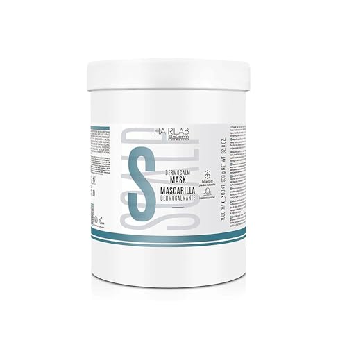 SALERM   Mascarilla Capilar Dermocalmante   Dermocalm Hair Lab   1000 ml   con Hamamelis, Romero, Menta y Tomillo   Limpieza Suave   Calma y Equilibra Cuero Cabelludo Sensible   Sin Parabenos