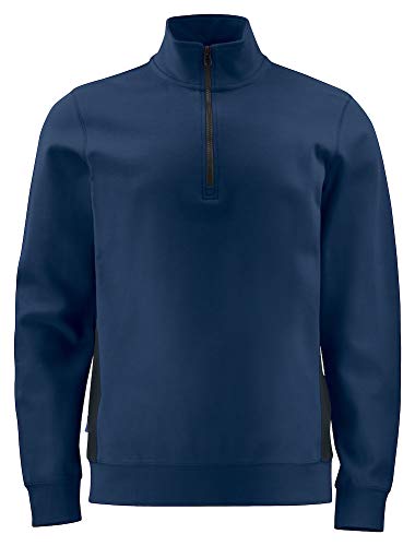 Sweat bleu marine chaud pull confortable contre le froid coupe ajustée s