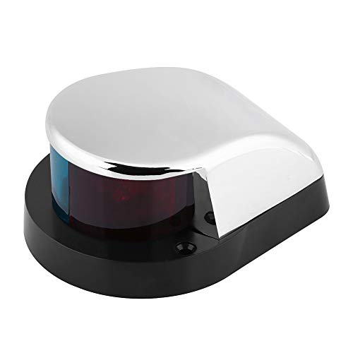 Lampe de navigation avant 12V LED bicolore haute durabilité pour proue de yacht