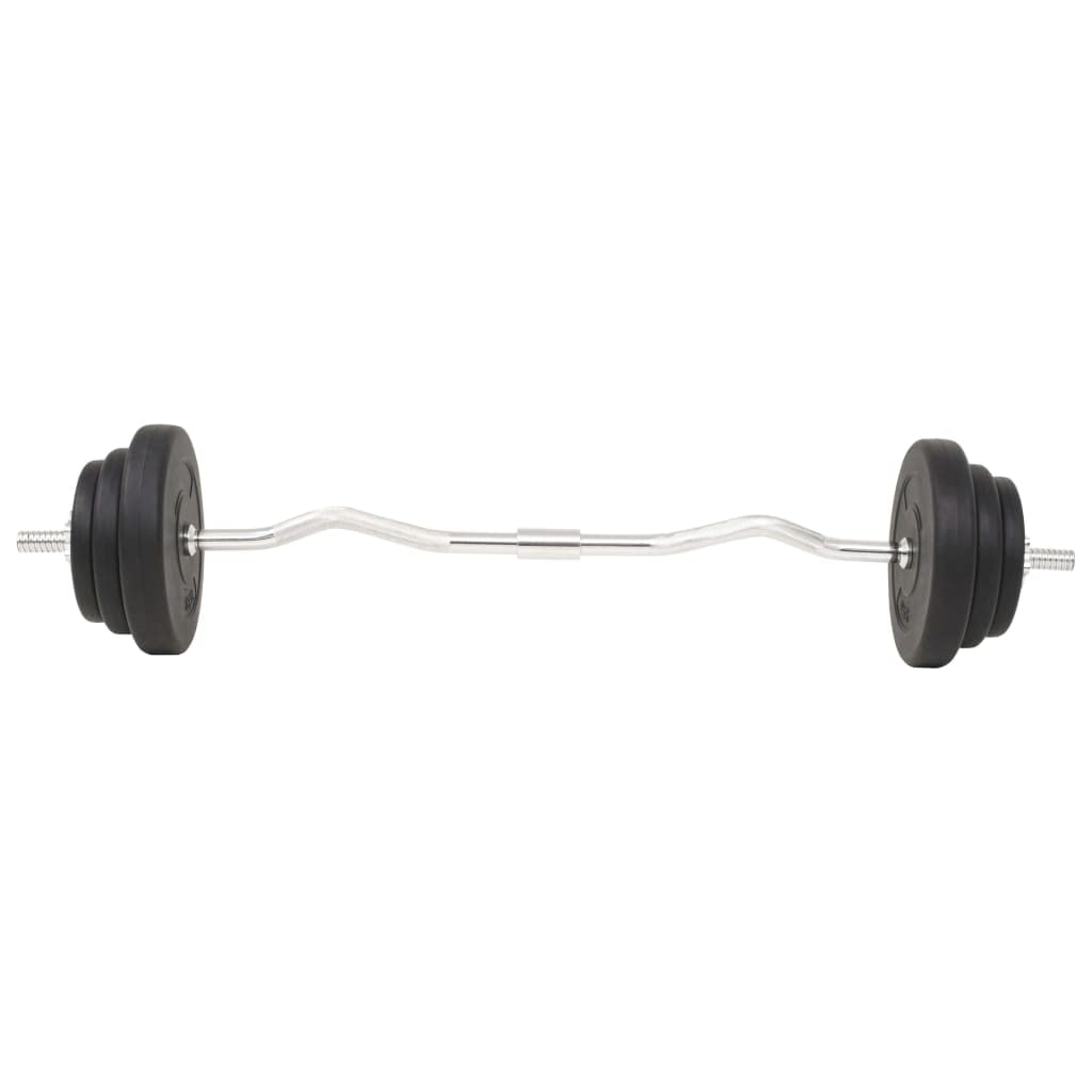Juego de Mancuernas con Placas Ajustables, Barra de Barra, Asas y Collares para Gimnasio en Casa, Ejercicios de Fuerza, Levantamiento de Pesas y Entrenamientos de Cuerpo